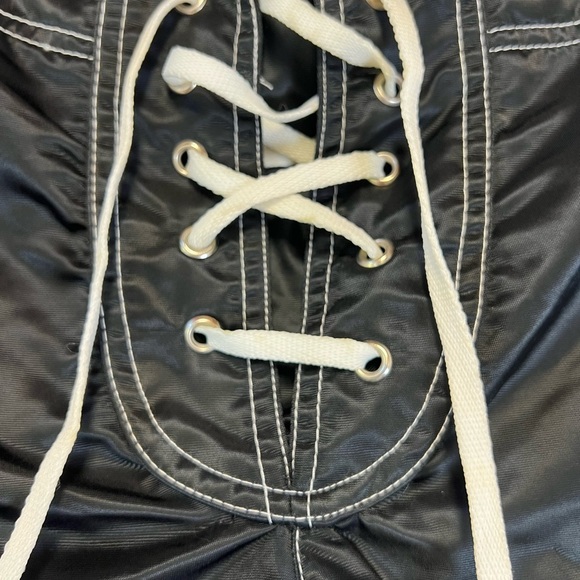 OP Women's Black and Gray Athletic Shorts - Picture 4 of 6